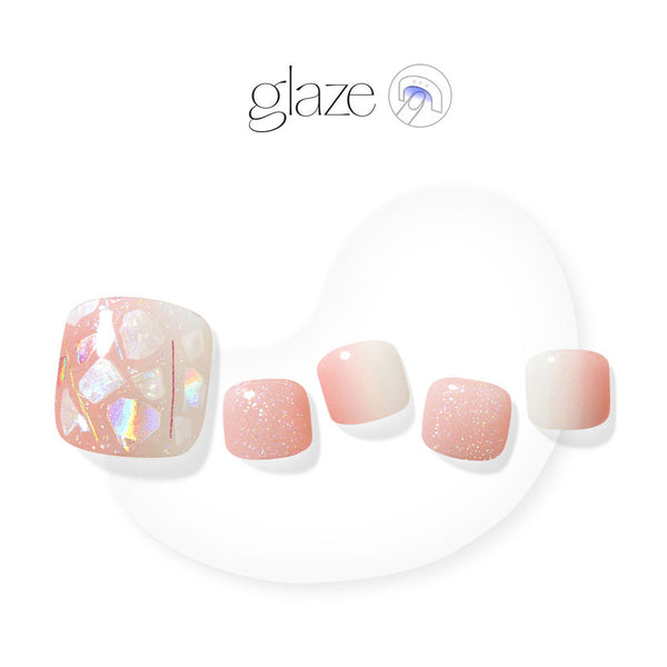 [CHERRY BLOSSOM] GLAZE GEL PEDI – SWEET HEART PEDI