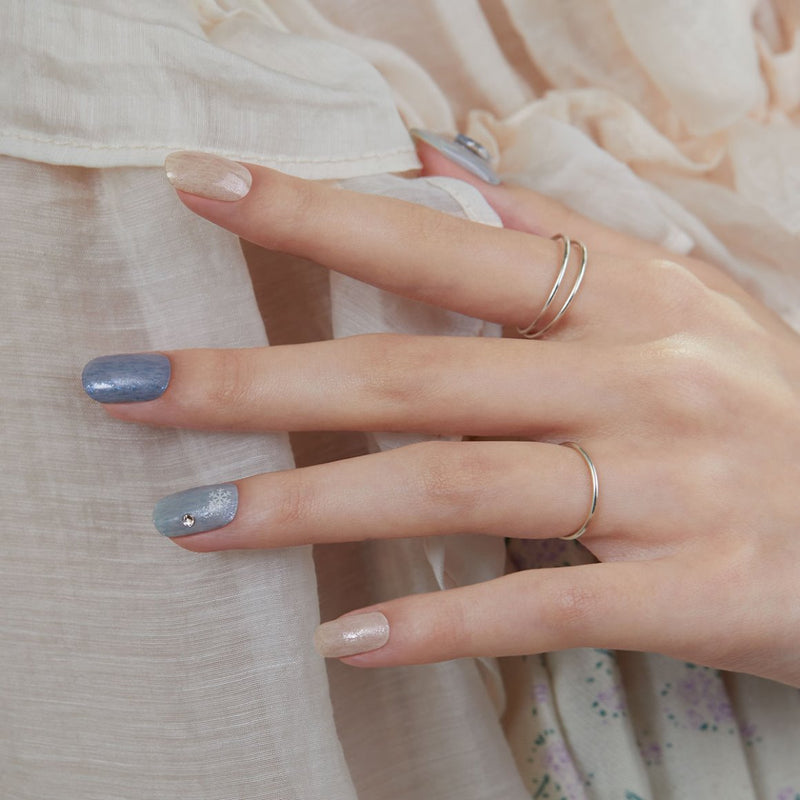 [JEWEL ON GLAZE] GLAZE GEL NAIL – FROZEN SNOW