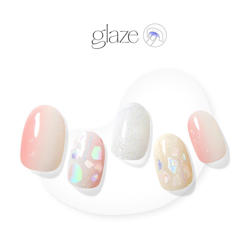 [GOOD LUCK NAIL] GLAZE GEL NAIL – SWEET HEART NAIL