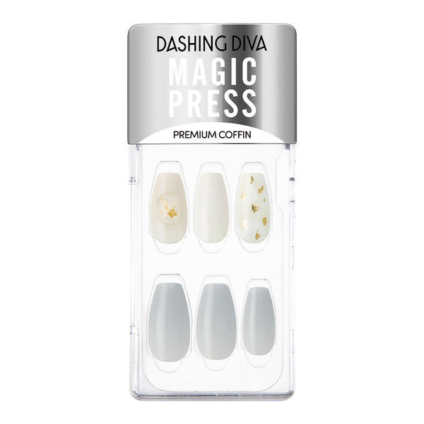 [CRUSH ON YOU] MAGIC PRESS NAIL - SPARKLING WHITE