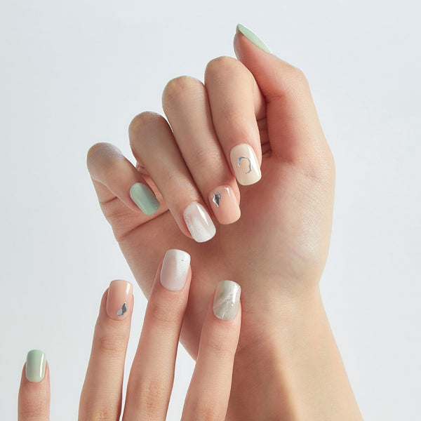 [CRUSH ON YOU] MAGIC PRESS NAIL - DUSTY GREEN