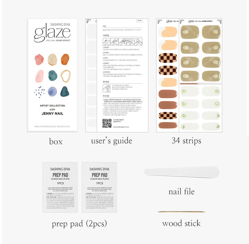[RAINBOW DROPS] GLAZE GEL NAIL – CHECKMATE
