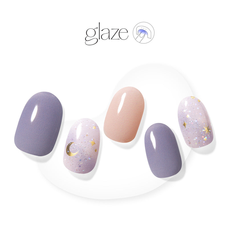 [ROMANTIC MARBLE] GLAZE GEL NAIL – VEILED BLUE