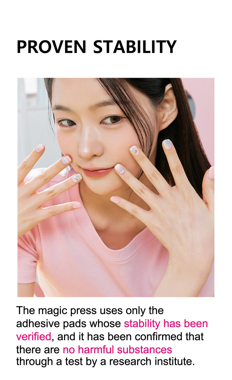 [FLOWER GARDEN] MAGIC PRESS NAIL - CHERRY FLOWER