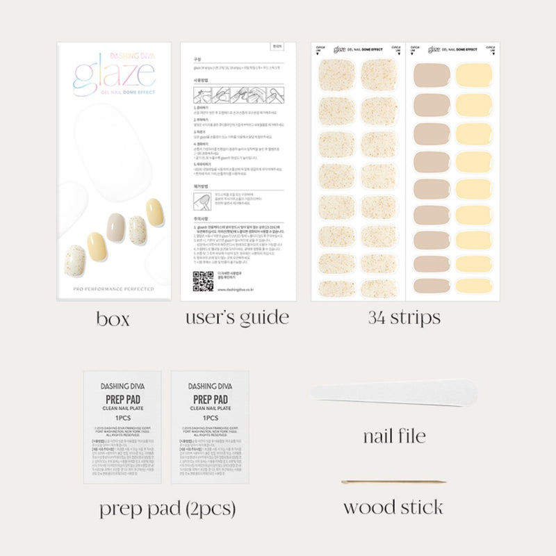 [GLAZE LIKE DIVA] GLAZE GEL NAIL – HONEY COMB