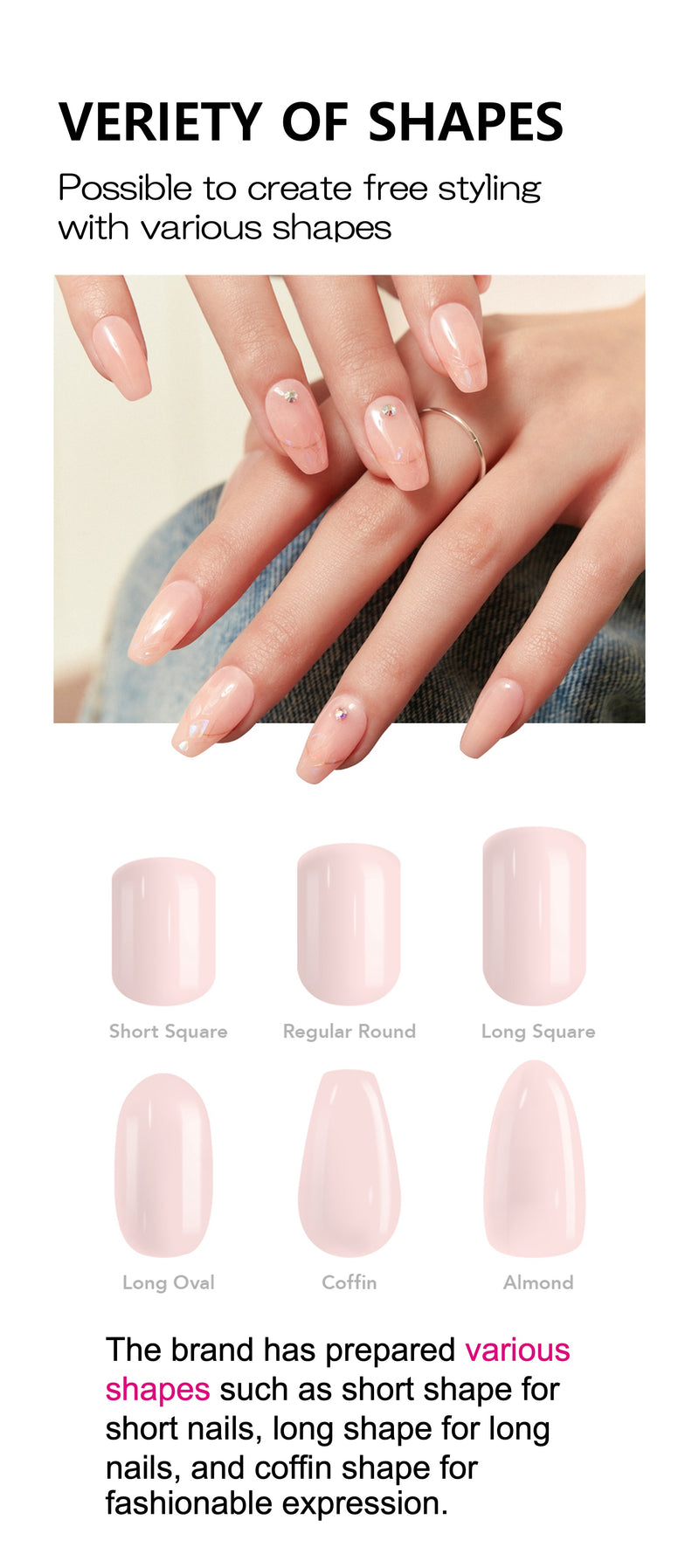[FLOWER GARDEN] MAGIC PRESS NAIL - CHERRY FLOWER
