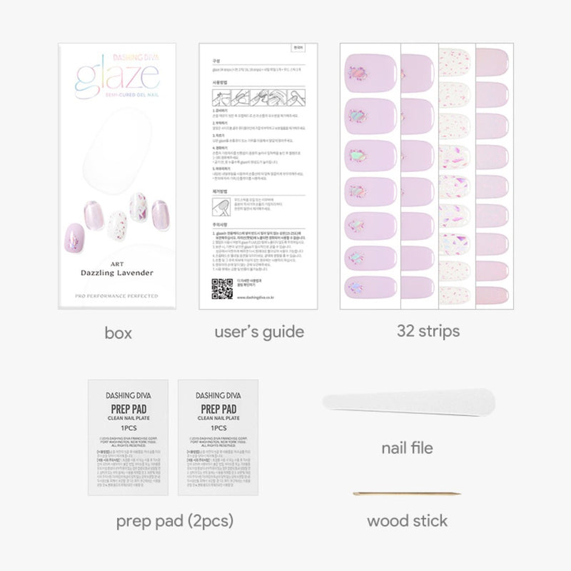 [SPARKLING WATER] GLAZE GEL NAIL – DAZZLING LAVENDER