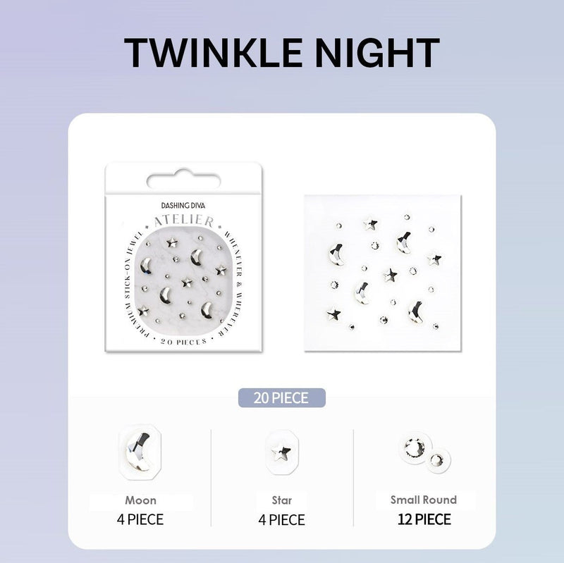 [NAIL ART DECO] ATELIER - TWINKLE NIGHT