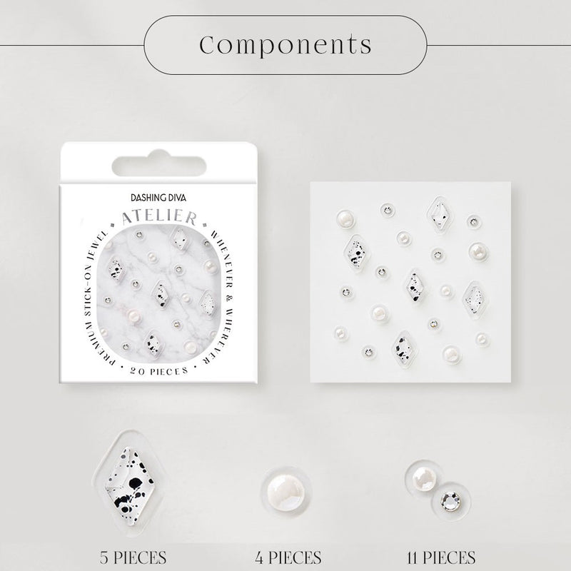 [NAIL ART DECO] ATELIER - PEARL AND DOT