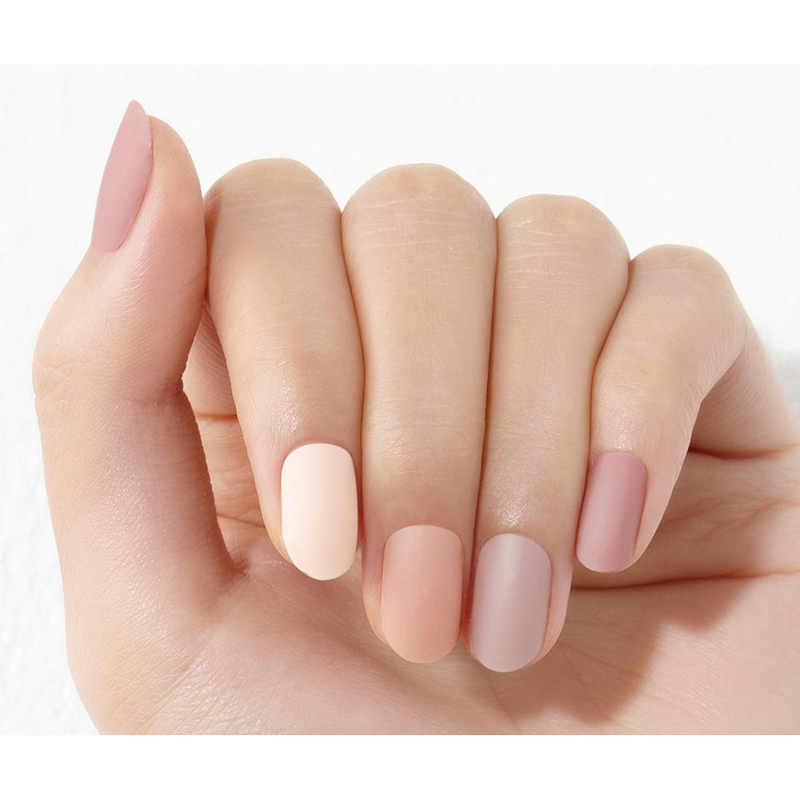[NEUTRAL BEIGE] GLOSS GEL NAIL STICKER - MATTE CREAM