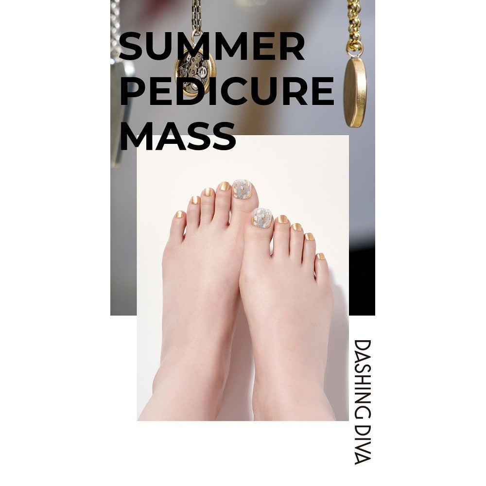 [SUMMER PEDICURE MASS] GLOSS GEL PEDI STICKER - SUNLIGHT