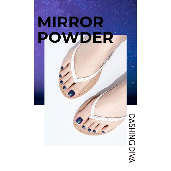 [MIRROR POWDER COLLECTION] MAGIC PRESS PEDI - NAVY GALAXY MIRROR