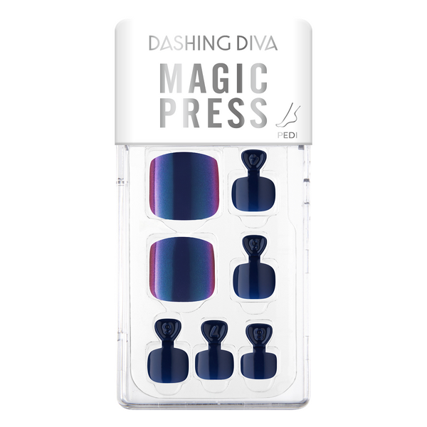 [MIRROR POWDER COLLECTION] MAGIC PRESS PEDI - NAVY GALAXY MIRROR