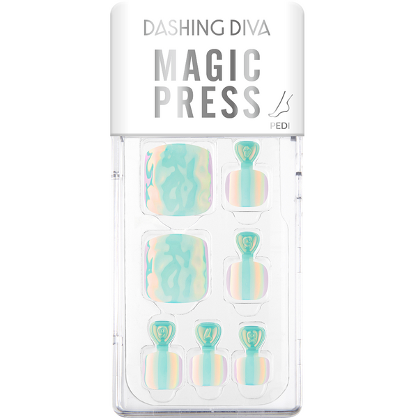 [MERMAID POWDER COLLECTION] MAGIC PRESS PEDI - MINT MERMAID