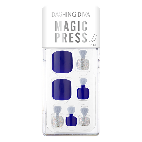 [CLASSIC COLLECTION] MAGIC PRESS PEDI - NAVY SPARKLING