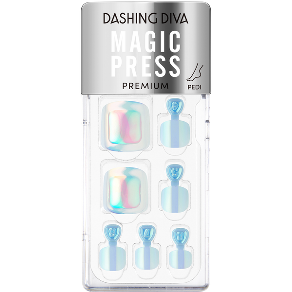 [GLASS NAIL COLLECTION] MAGIC PRESS PEDI - AQUA ICE SHINE