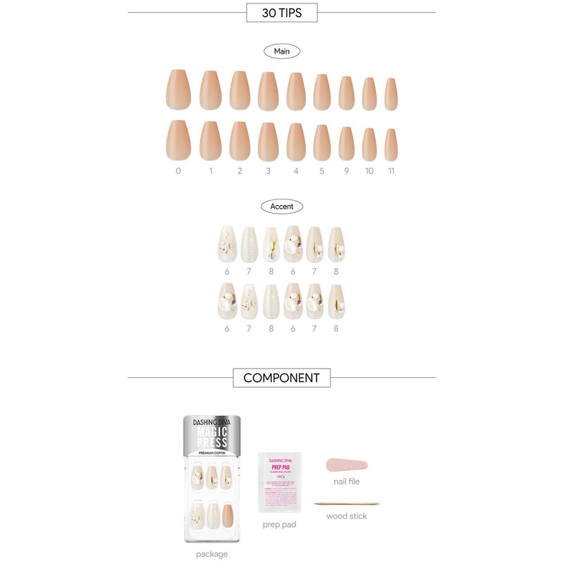 [WEDDING RING] MAGIC PRESS NAIL - BRIDE OF MAY