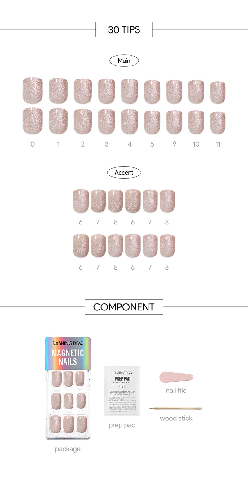 [ROYAL PALACE] MAGIC PRESS NAIL - SHINE BEAM