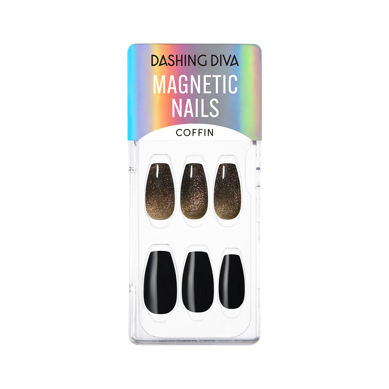 [ROYAL PALACE] MAGIC PRESS NAIL - BLACK SORBET
