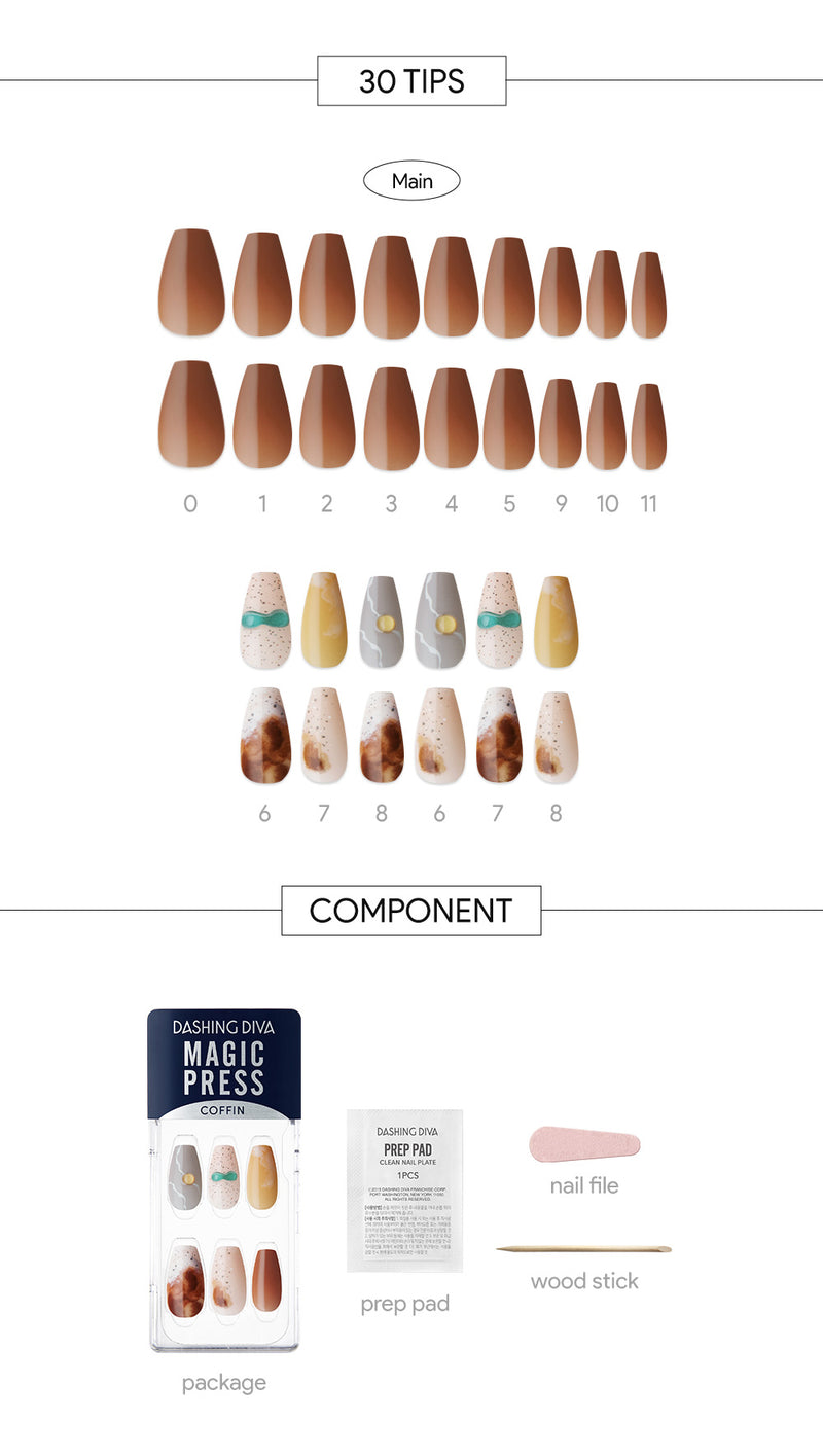 [FANCY ME] MAGIC PRESS NAIL - AUTUMN MUTE