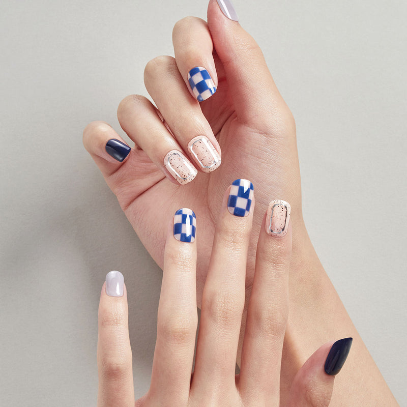 [FANCY ME] MAGIC PRESS NAIL - CHECK SUIT