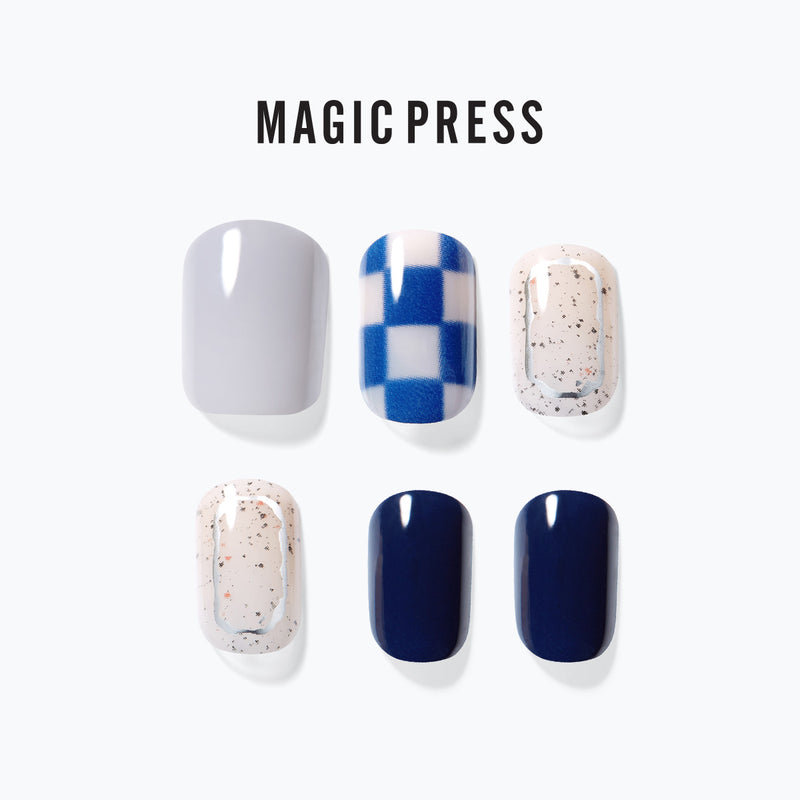 [FANCY ME] MAGIC PRESS NAIL - CHECK SUIT