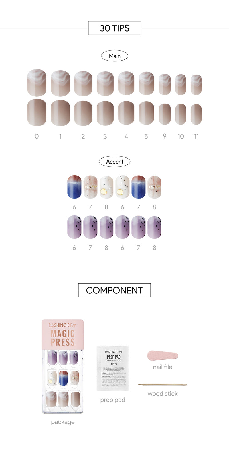 [FANCY ME] MAGIC PRESS NAIL - MOVIE NIGHT