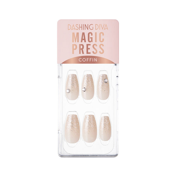 [ROYAL PALACE] MAGIC PRESS NAIL - CRYSTAL CHAMPAGNE