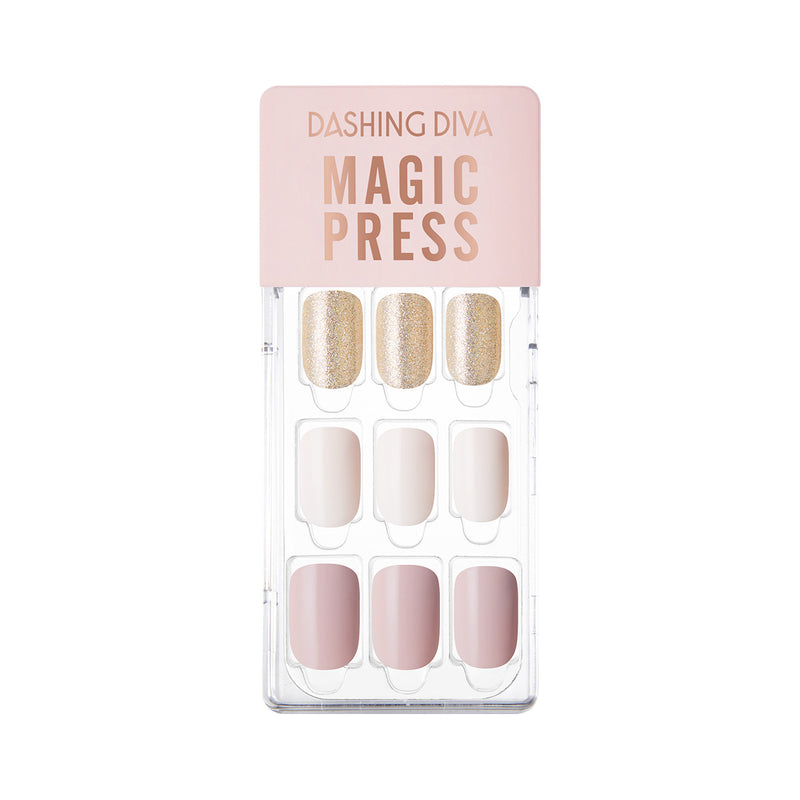 [SOFT MILK] MAGIC PRESS NAIL - MILKY SPARKLING