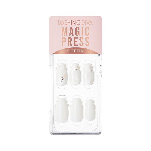 [PURE HEART] MAGIC PRESS NAIL - GORGEOUS WHITE