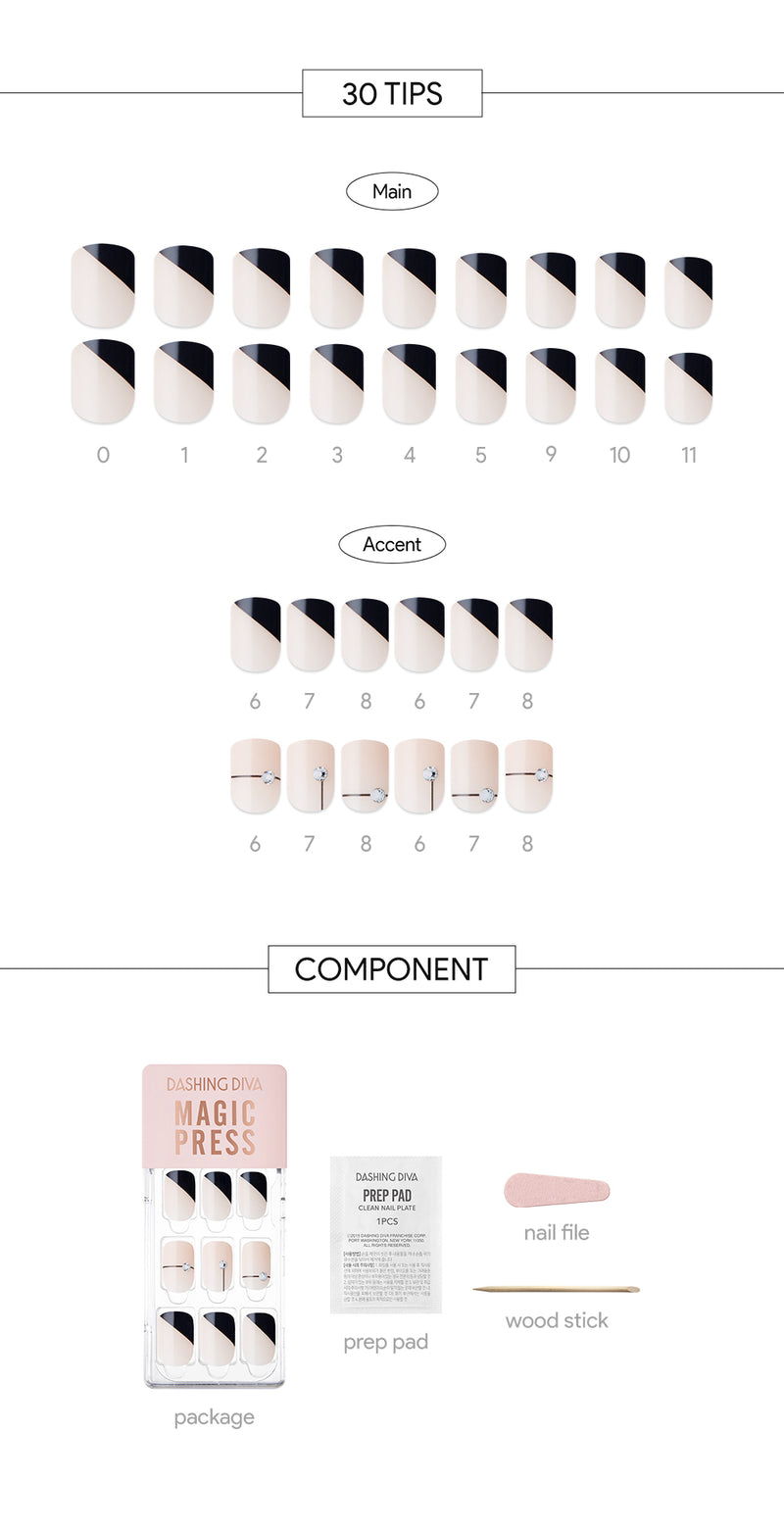 [FANCY ME] MAGIC PRESS NAIL - MAZE LAND