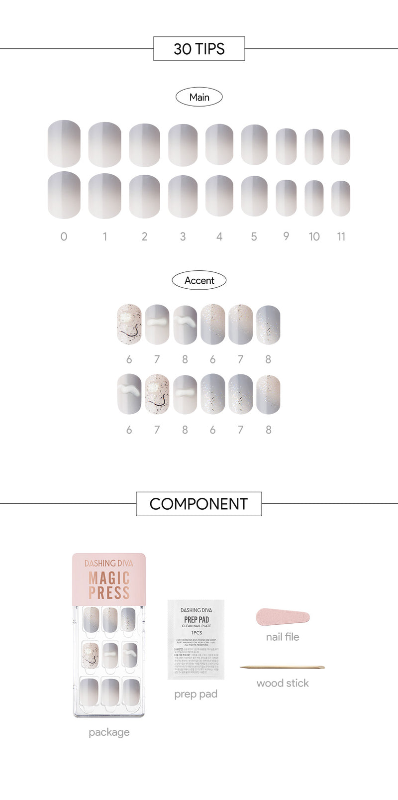 [SOFT MILK] MAGIC PRESS NAIL - MY SOUL