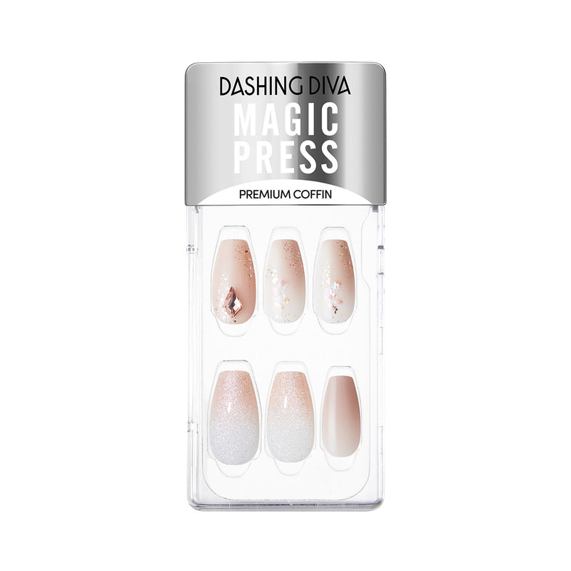 [LOVE MOMENT] MAGIC PRESS NAIL - PEACH GARDEN