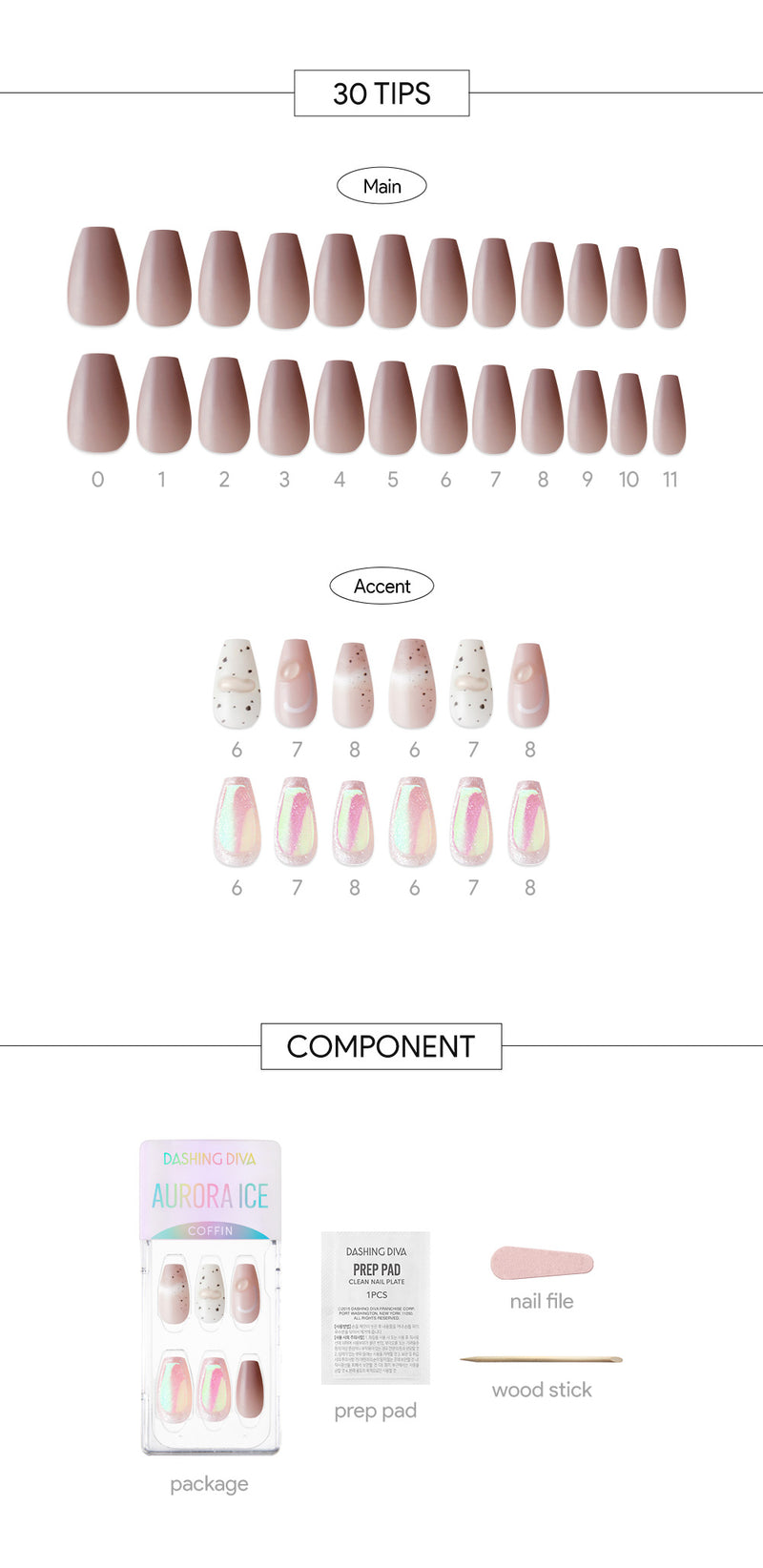 [CHARMING DAYS] MAGIC PRESS NAIL - CHILLING