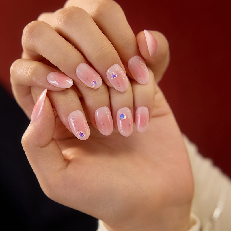 [LOVELY DAY] MAGIC PRESS NAIL - HEART CHEEK