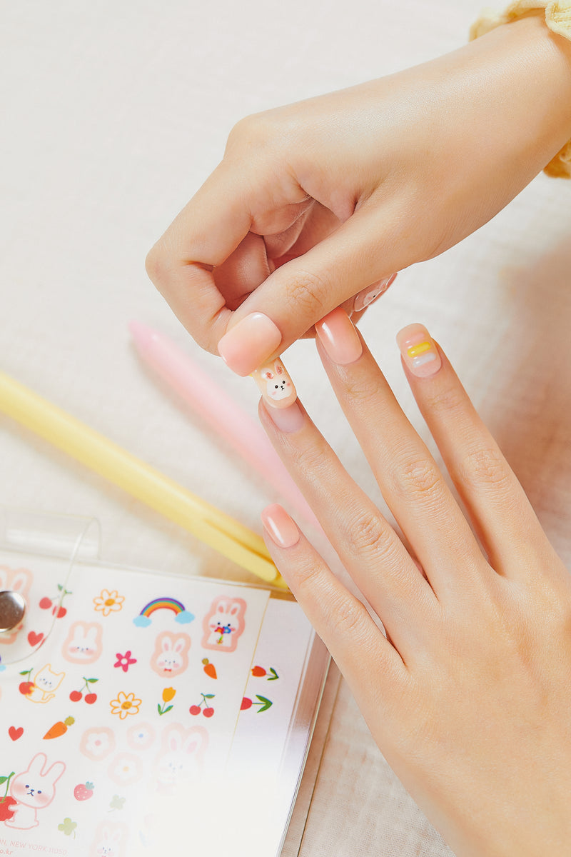 [YEAR OF THE RABBIT] MAGIC PRESS NAIL - CANDY RABBIT