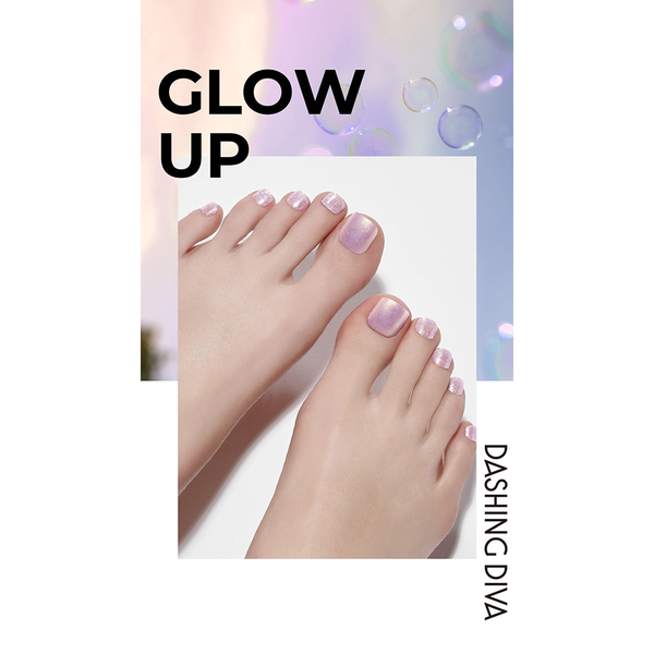 [GLOW UP] MAGIC PRESS PEDICURE - MILKY PURPLE SHINE