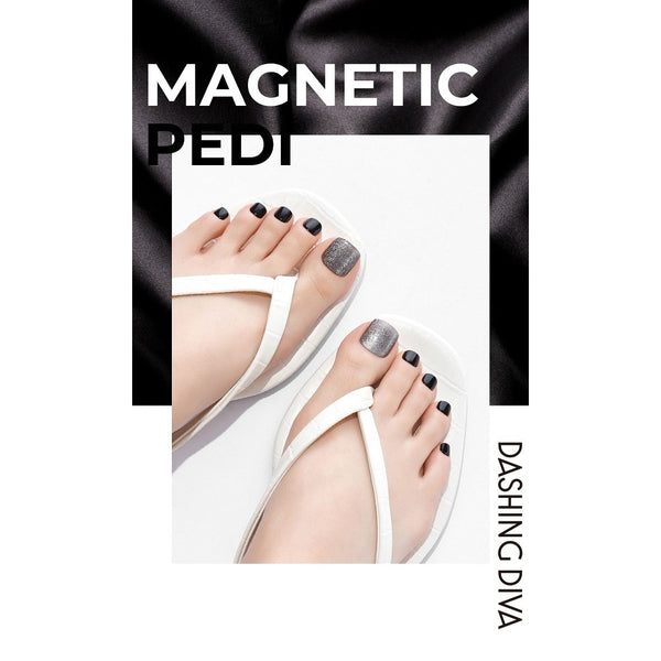 [MAGNETIC PEDI COLLECTION] MAGIC PRESS PEDI - BLACK PRISM