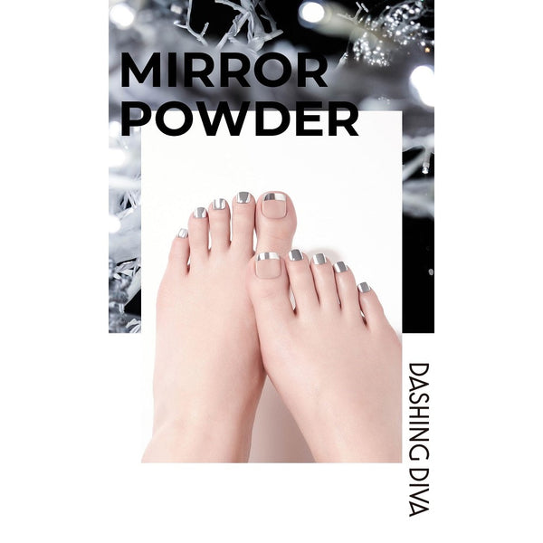 [MIRROR POWDER COLLECTION] MAGIC PRESS PEDI - SILVER REFLECTION