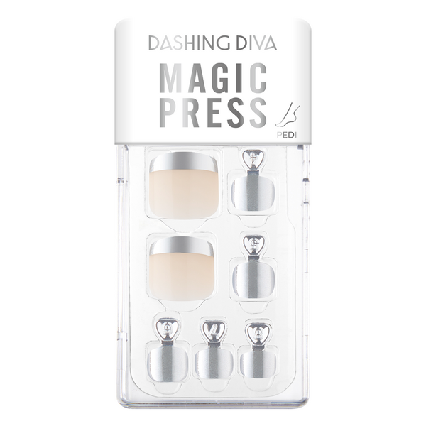 [MIRROR POWDER COLLECTION] MAGIC PRESS PEDI - SILVER REFLECTION