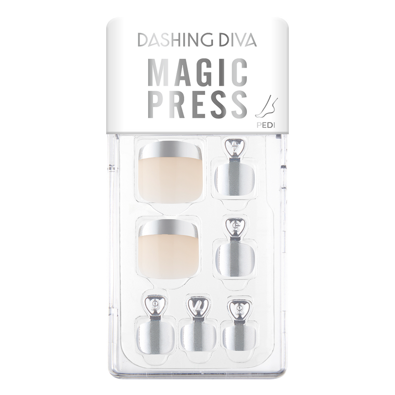[MIRROR POWDER COLLECTION] MAGIC PRESS PEDI - SILVER REFLECTION