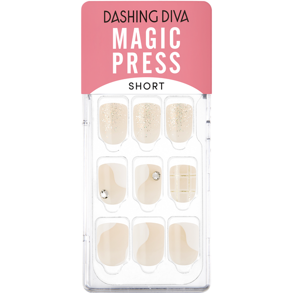 [BRIDE TO BE] MAGIC PRESS NAIL - WHITE WAVE