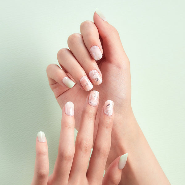 [PASTEL PARADISE] MAGIC PRESS NAIL - SILVER CHARMING