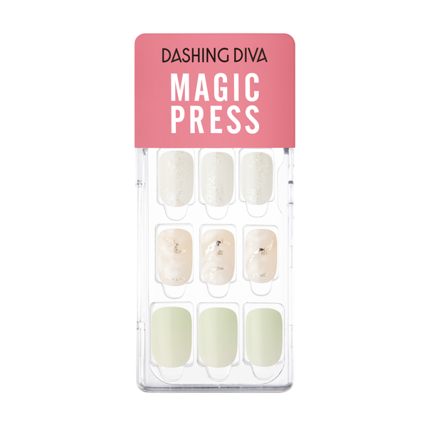 [PASTEL PARADISE] MAGIC PRESS NAIL - SILVER CHARMING