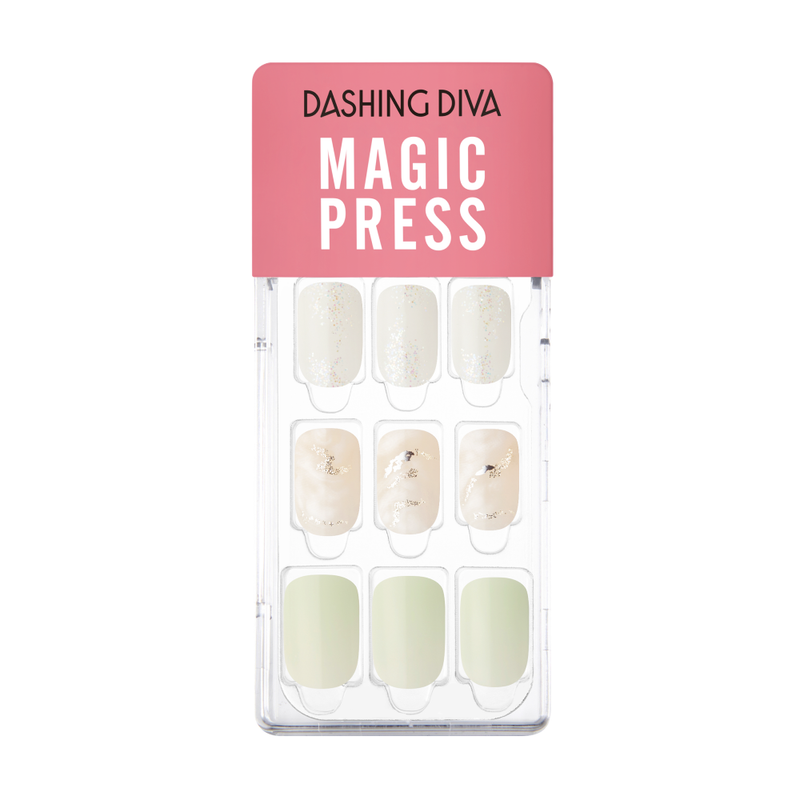 [PASTEL PARADISE] MAGIC PRESS NAIL - SILVER CHARMING