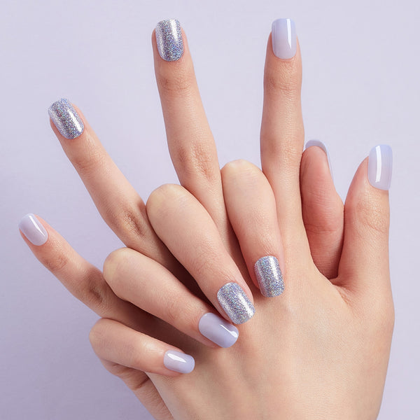 [SUMMER BLOCK PARTY] MAGIC PRESS NAIL - BLUE SPARKLE GLITTER