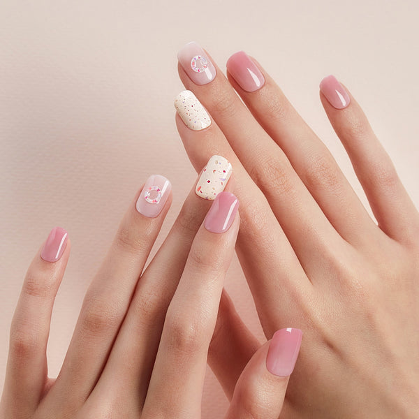 [SUNSET MOMENT] MAGIC PRESS NAIL - SWEET DONUT