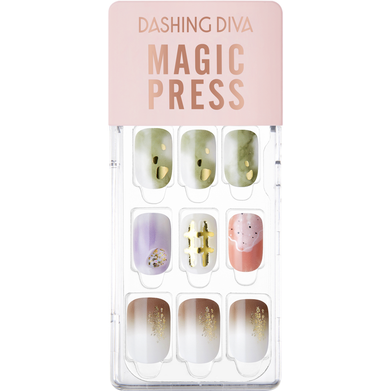 [CORAL BEACH] MAGIC PRESS NAIL - COLOURFUL TOYS