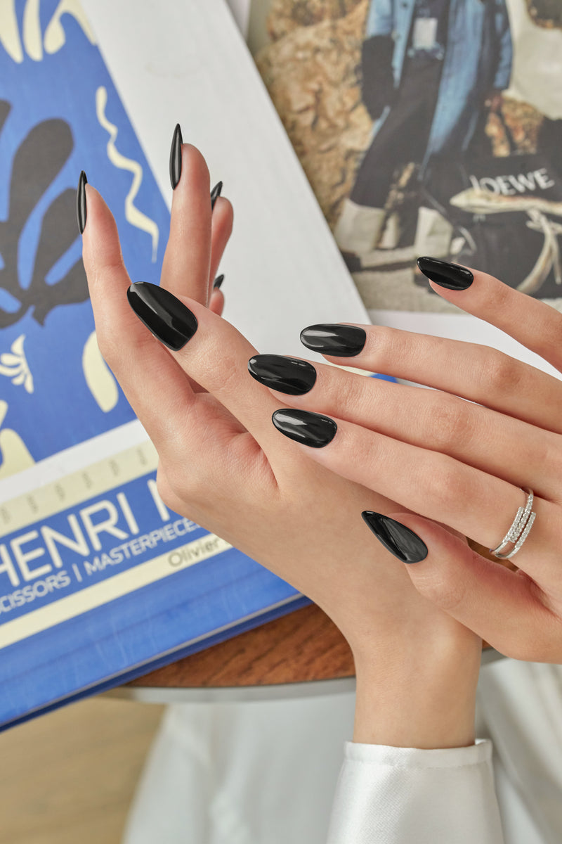 [COLOURFUL PALETTE] MAGIC PRESS NAIL - SPACE BLACK