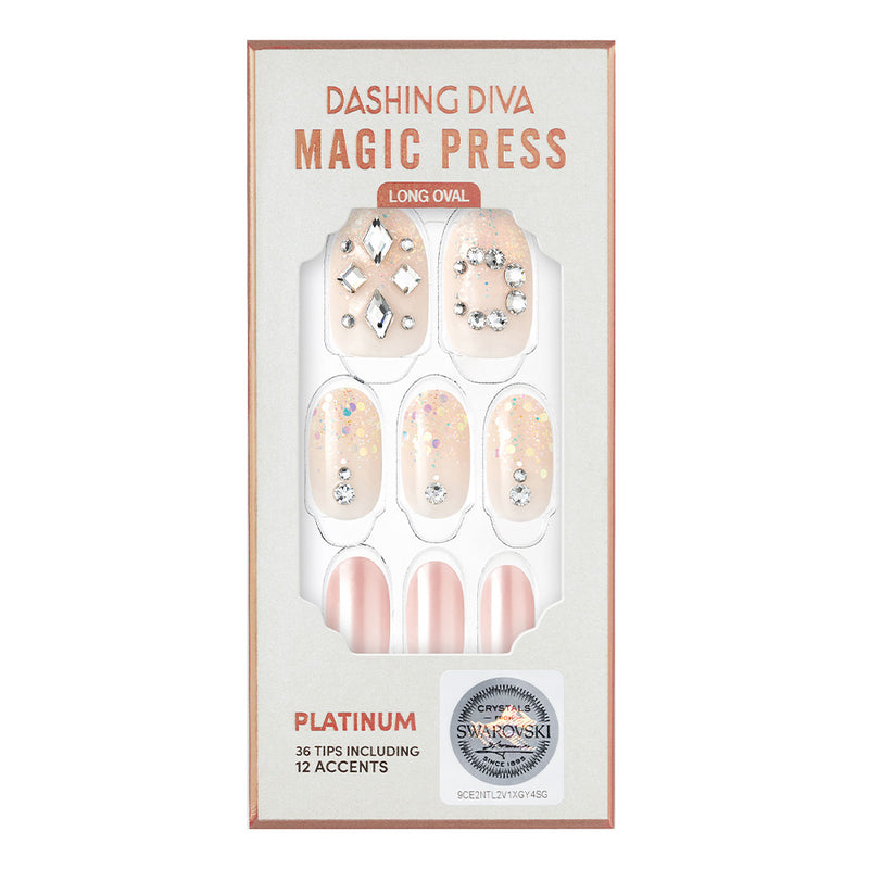 [WEDDING PLATINUM] MAGIC PRESS NAIL - SOIR
